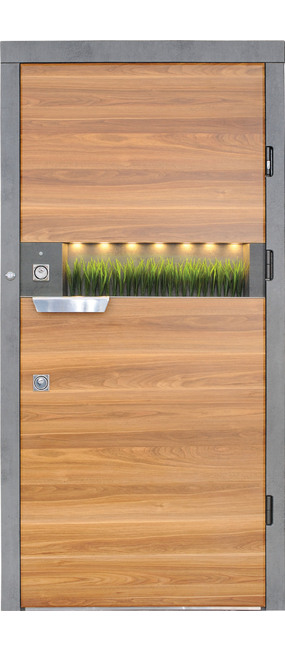 Двері вхідні Straj Jardin Light (декор 