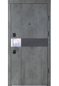 Двері вхідні Straj Kare Light *Горіх темний*, 950x2040