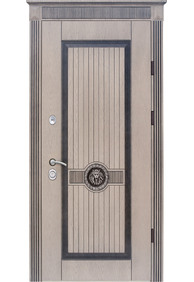 Двері вхідні Straj Lacio (Spl Pt) Lv *Горіх темний*, 950x2040
