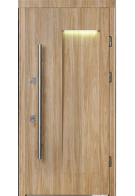 Двері вхідні Straj Nika light *Горіх темний*, 950x2040