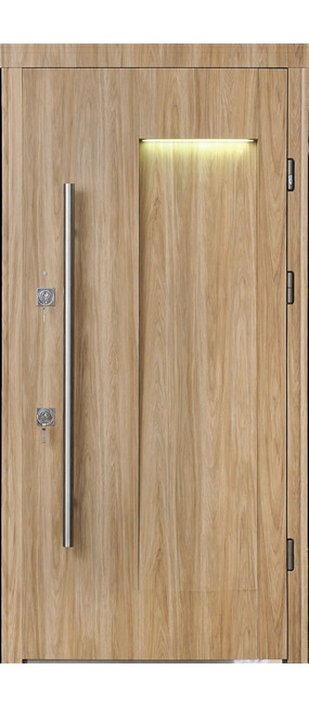 Двері вхідні Straj Nika light *Антрацит*, 850x2040. Номер 0