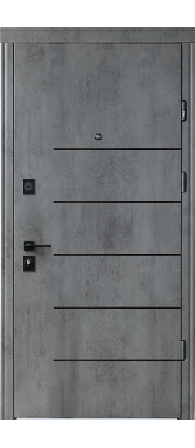 Двері вхідні Straj Porte *Горіх темний*, 850x2040. Номер 0