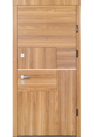 Двері вхідні Straj Quadro *Горіх темний*, 950x2040