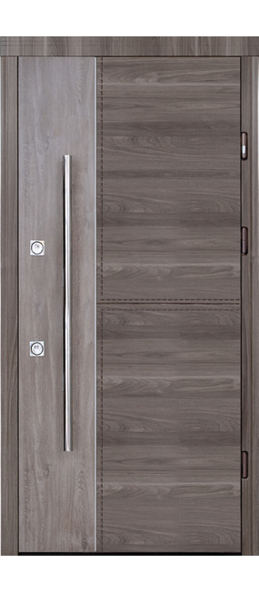 Двері вхідні Straj Target *Бетон сірий*, 850x2040. Номер 0