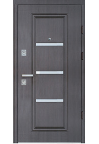 Двері вхідні Straj Vena Glass *Горіх темний*, 950x2040