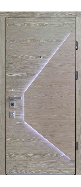 Двері вхідні Straj Vesta light *Бетон темний*, 850x2040. Номер 0