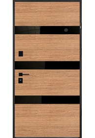 Двері вхідні Straj Proof Slim D Glass *PF антрацит сірий пісок*, 970x2050