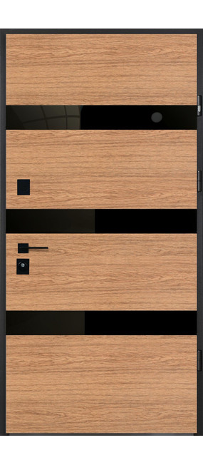 Двері вхідні Straj Proof Slim D Glass *PF сірий скандинавський*, 870x2050. Номер 0
