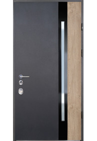 Двері вхідні Straj Proof Slim P *PF антрацит сірий пісок*, 970x2050
