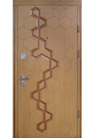 Двері вхідні Straj Inflex Pt *Горіх темний*, 950x2040