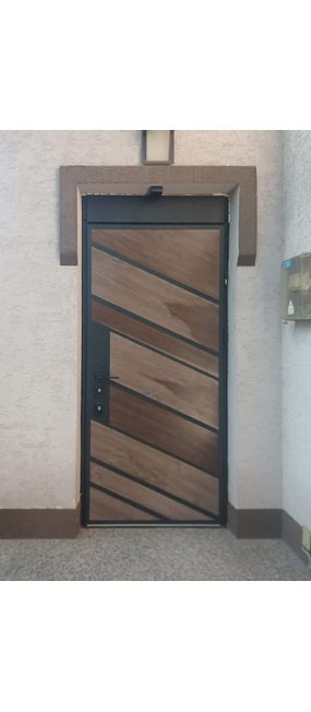 Двері вхідні Straj Malta *Дуб табак*, 850x2040. Номер 1
