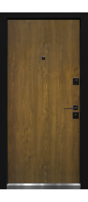 Двері вхідні Straj Proof Standard Mottura DarkStar *Дуб темний*, 870x2050. Номер 1