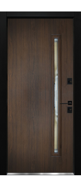 Двері вхідні Straj Proof Standard Mottura StarMax Glass *Дуб 23/Дуб 23*, 970x2050. Номер 1