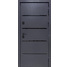 Двері вхідні TERMO/EKO Loft RAL 7024/Дуб Айс, 860x2050 R. Номер 0