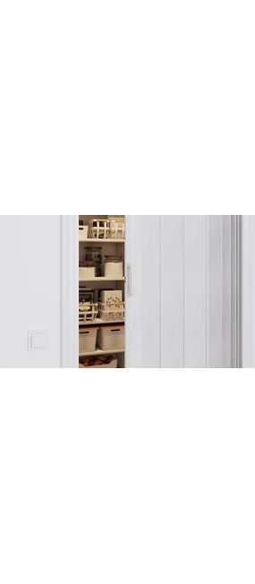 Двері-гармошка Vinci Decor Melody АРКТИЧНИЙ БІЛИЙ, 820x2030. Номер 2
