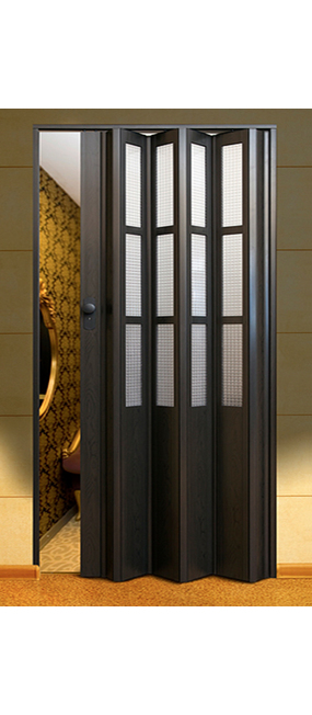Двері-гармошка Vinci Decor Simfonia ЕСПРЕСО, 860x2030. Номер 0