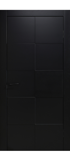 Двері міжкімнатні COMEO PORTE Scacco grigio RAL 9005, 880x2040. Номер 0