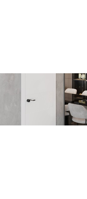 Двері міжкімнатні COMEO PORTE Secret Select Graffiata 5 Bianco, 900x2500. Номер 5