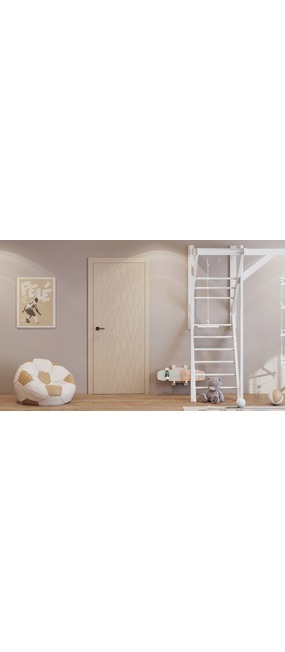 Двері міжкімнатні COMEO PORTE Dell’onda 1 Ostrika bianco, 800x2100. Номер 3