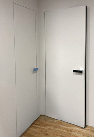 Двері прихованого монтажу COMEO PORTE Grezza Inizio Grezza Slim A (грунтівка: Білий), 900x2500