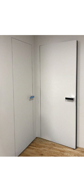 Двері прихованого монтажу COMEO PORTE Grezza Inizio Grezza Slim A (грунтівка: Білий), 900x2500. Номер 0