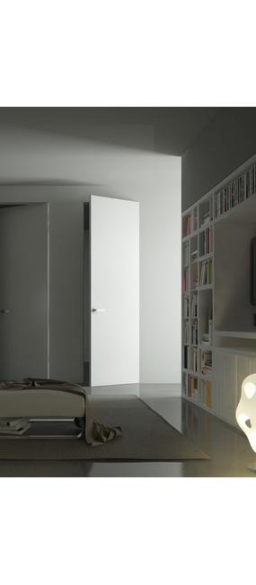 Двері прихованого монтажу COMEO PORTE Grezza Inizio Grezza Slim A (грунтівка: Білий), 900x2500. Номер 2