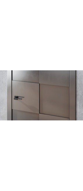 Двері міжкімнатні COMEO PORTE Scacco grigio RAL 9005, 880x2040. Номер 4