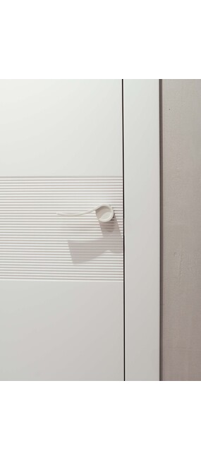 Двері міжкімнатні COMEO PORTE Secret Select Graffiata 5 Bianco, 900x2500. Номер 1