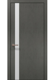 Двері міжкімнатні Папа Карло Plato PL-04 -Бетон сірий-, 810x2000