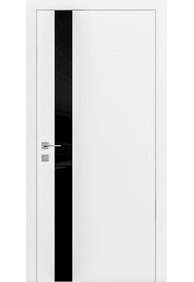Двері міжкімнатні RODOS LOFT BERTA V (чорний глянець) /Білий матовий/, 600x2000