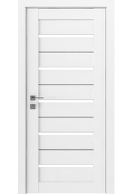 Двері міжкімнатні RODOS MODERN Lazio півскло /Білий матовий/, 600x2000