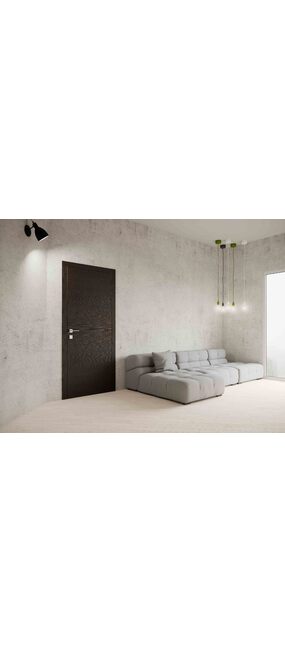 Двері міжкімнатні RODOS MODERN Flat /Графіт/, 600x2000. Номер 1