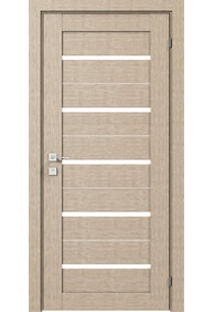 Двері міжкімнатні RODOS MODERN Lazio півскло /Каштан беж/, 900x2000