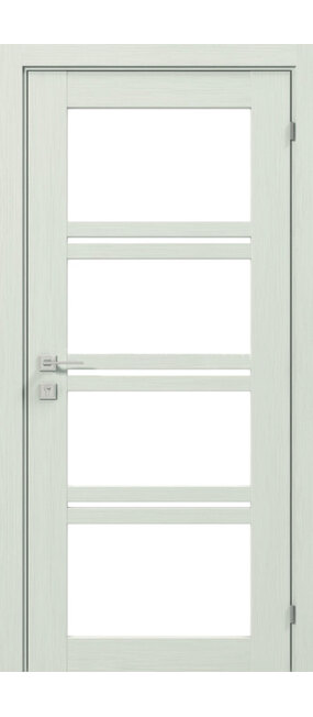 Двері міжкімнатні RODOS MODERN Quadro скло /Каштан беж/, 600x2000. Номер 0