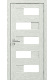 Двері міжкімнатні RODOS MODERN Verona півскло /Каштан сірий/, 600x2000