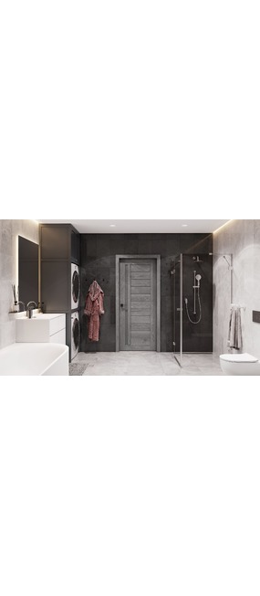 Двері міжкімнатні RODOS MODERN Bianca /Каштан сірий/, 800x2000. Номер 2