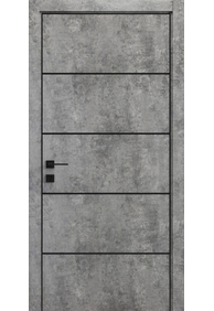 Двері міжкімнатні RODOS MODERN Flat-03 /Мрамор сірий/, 600x2000