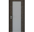 Двері міжкімнатні RODOS MODERN Flat скло тріплекс біле /Графіт/, 600x2000. Номер 0