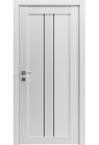 Двері міжкімнатні RODOS GRAND LUX 1 BLK /Білий матовий/, 800x2000